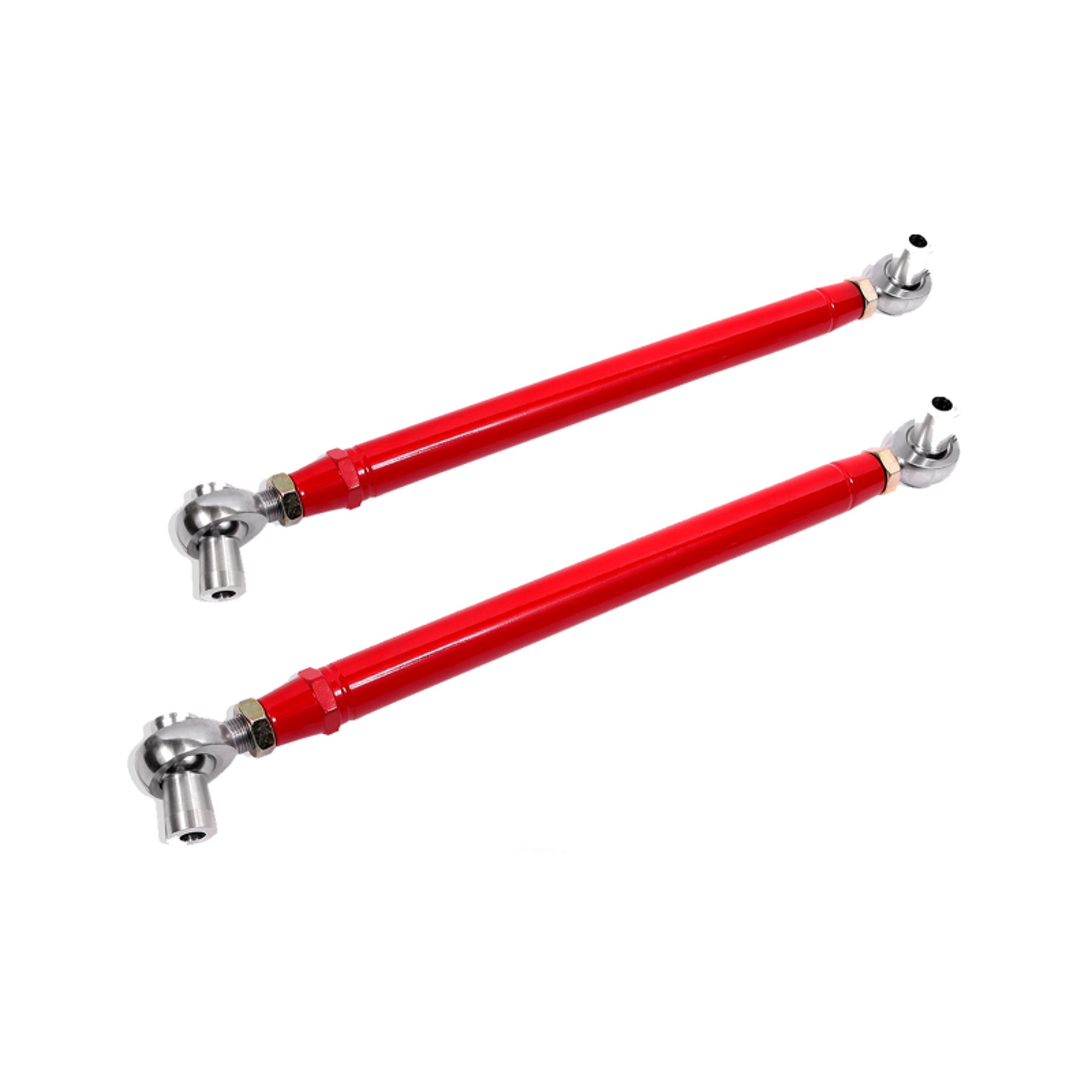 BMR Suspension  Double Adjustable Dom Lower Control Arms Rod Ends for 1982-2002 3rd & 4th Gen F-Body Camaro, Red