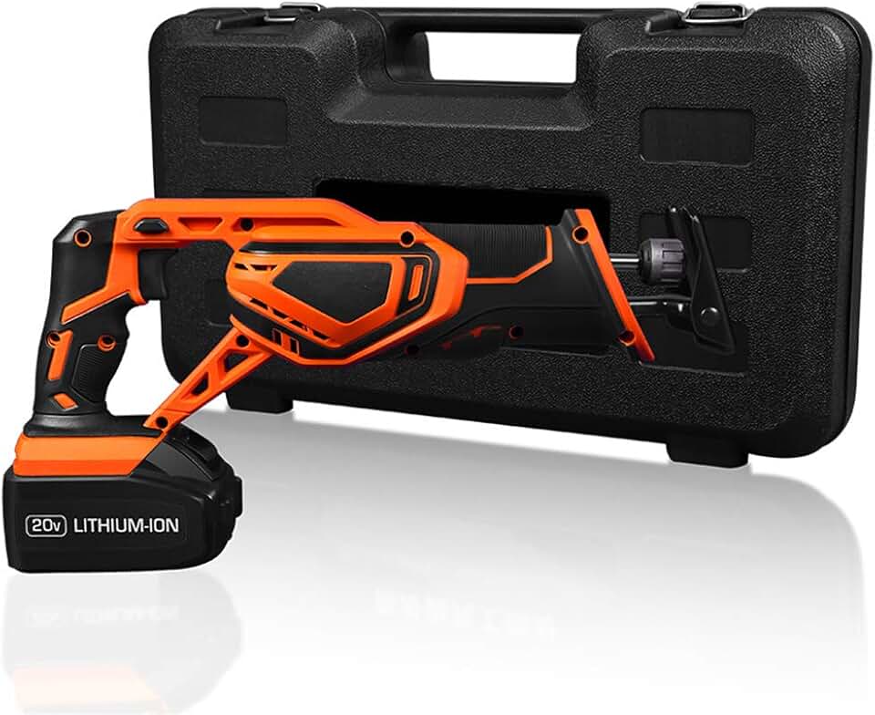 20V Lithium Ion Cordless Reciprocating Saw Kit,Quick, Blade Changing for Total Convenience, for Wood and Metal Cutting