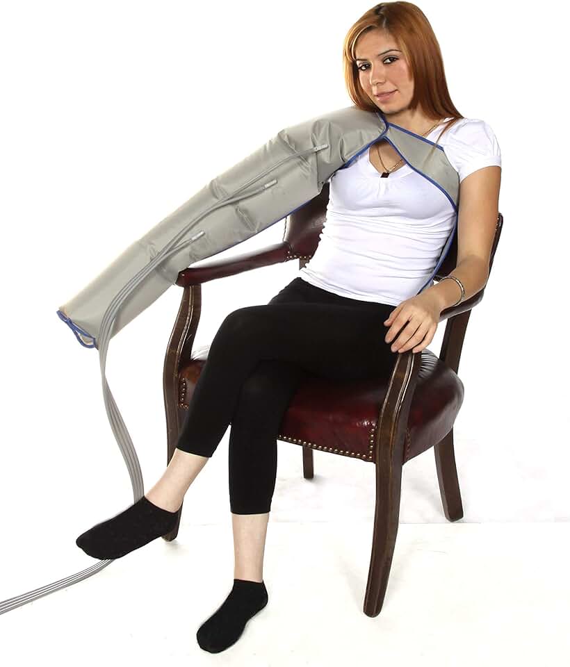 Compression Massage System w/Arm Sleeve with Shoulder Strap Set