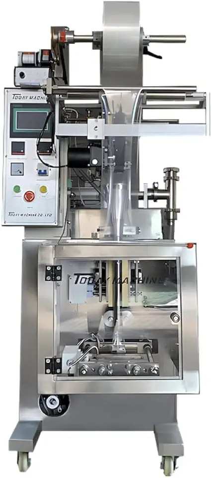 Automatic Multi Head Weigher Plastic Film Form Fill Seal VFFS Doypack Block Bottom Bag Packing Machine