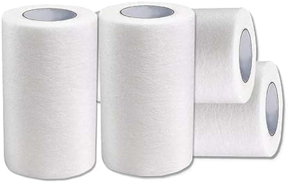 Tape - 3 Inch: Secure, Hypoallergenic Adhesive Tape for Wound Dressing, Medical Use, and Post-Surgery Care Pack of 64