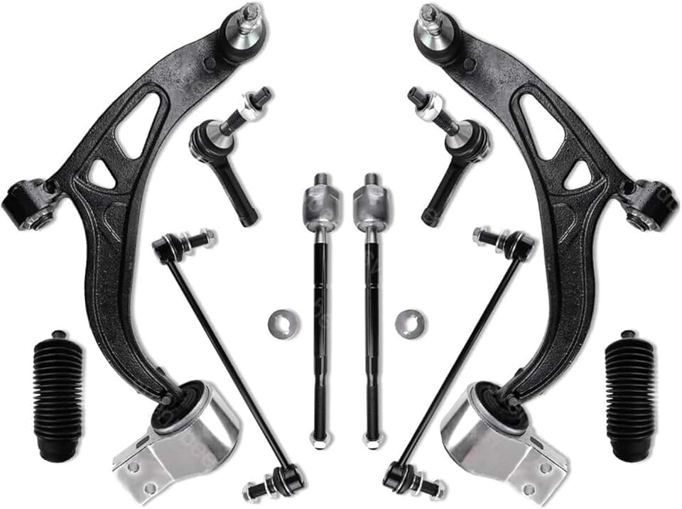 Front Lower Control Arm Ball Joint Sway Stabilizer Links Steering & Suspension Kit 10PCS Compatible with Explorer 2011-2017