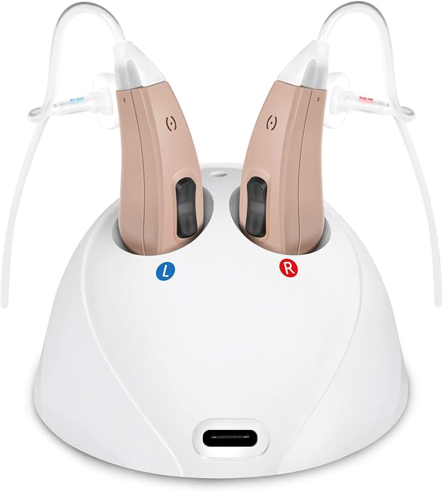 Tweak Enhance OTC Hearing Aids | Sophisticated Sound Solution | Premium Audio Performance with Rechargeable Batteries | Smart Phone App for Personal Programming (Pair)