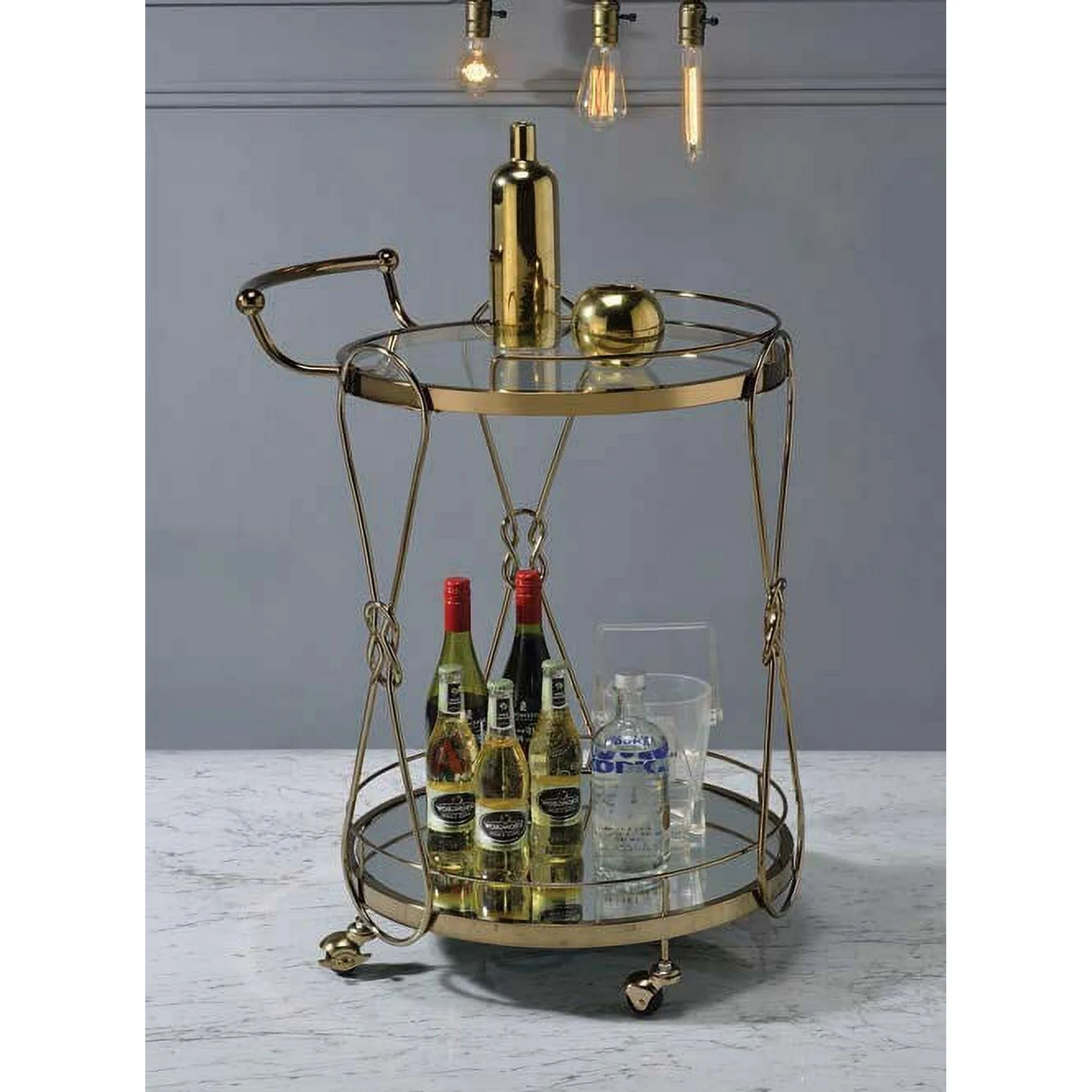 ikayaa Serving Cart, Champagne