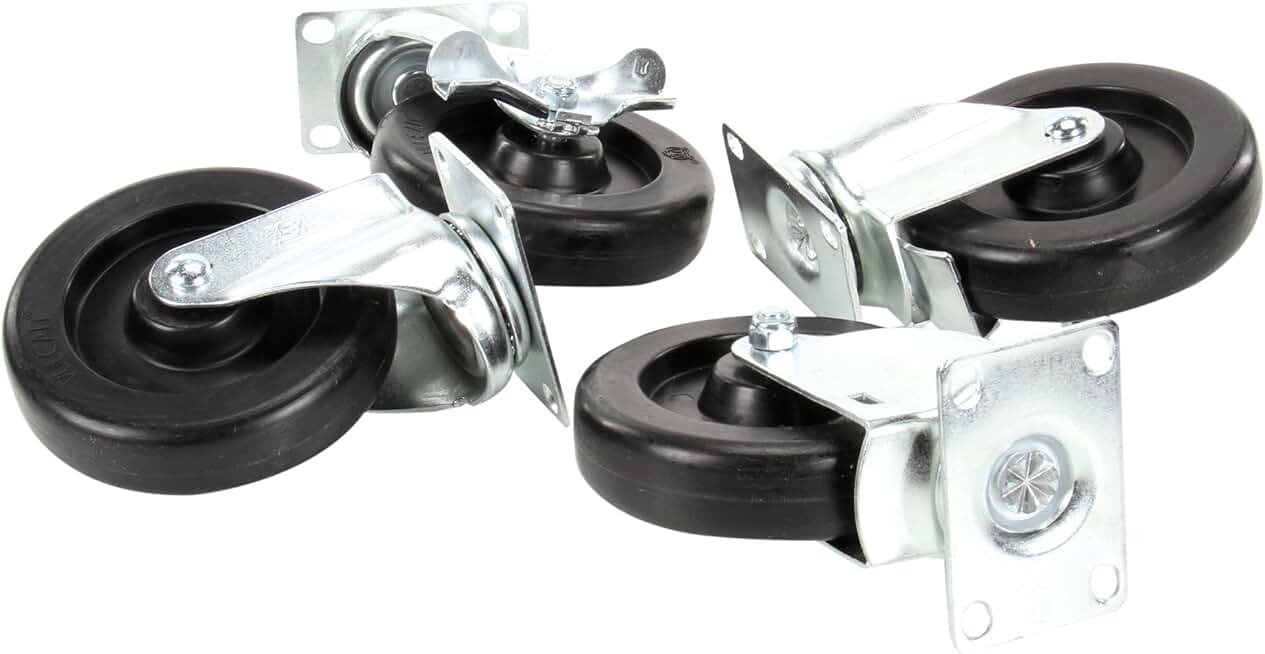 American Range A35107 Set 4 5Swivel 2/W Brake Caster