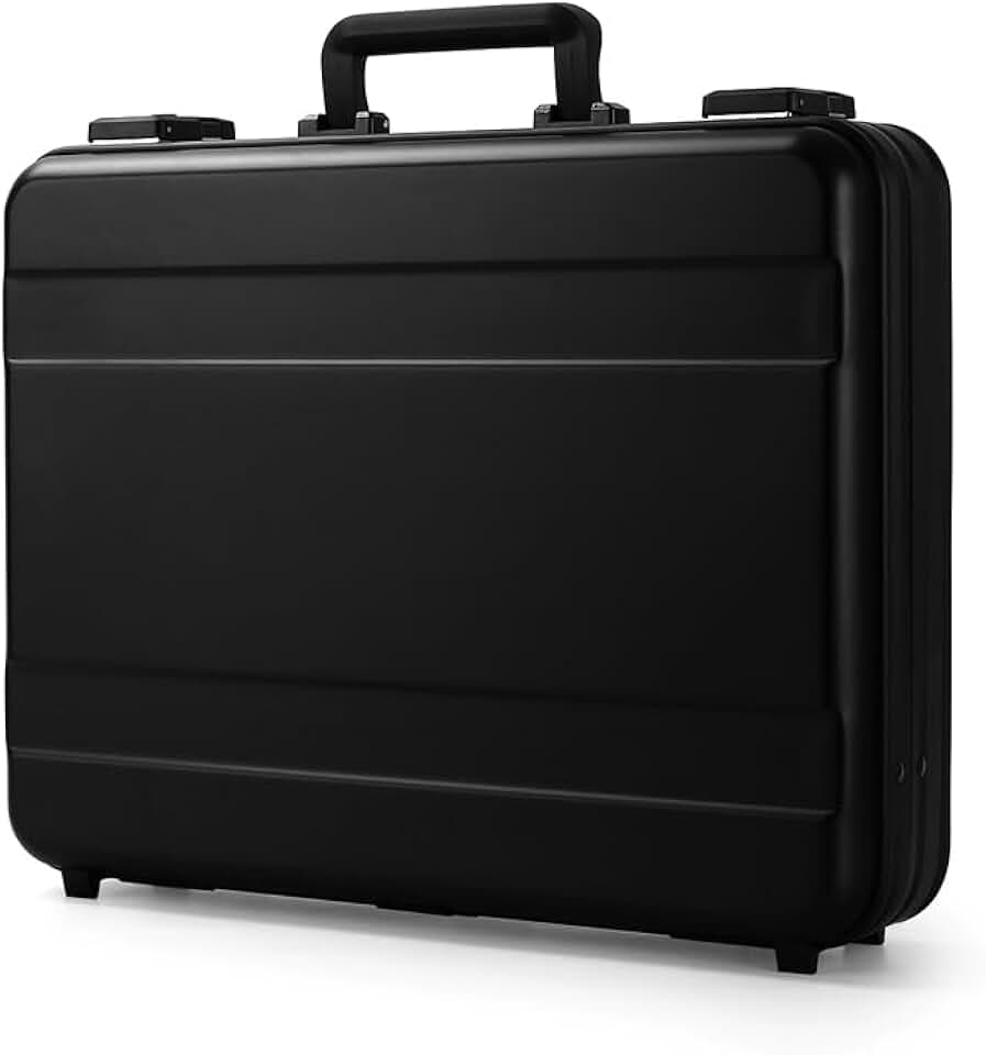 Aluminum Briefcase Metal Toolkit Box TSA Combination Lock Luxury Case with Foam for Wine/Jewellery/Watch/Equipment/Camera