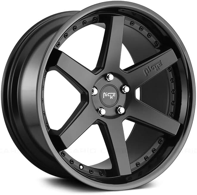 Niche M192 Altair 19x8.5 5x108 +40mm Black Wheel Rim