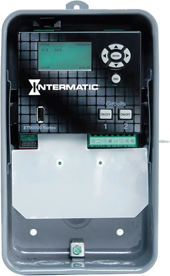 ET90215CR - Electronic Astronomic Time Switch - 365-Day Precision Control - NEMA 3R Indoor Steel Case