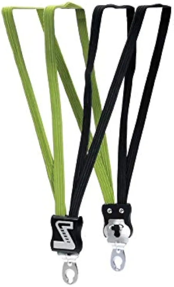 Simson Bicycle Accessories Lashing Strap Black & Green Luggage Fastening Easy Installation, Clear