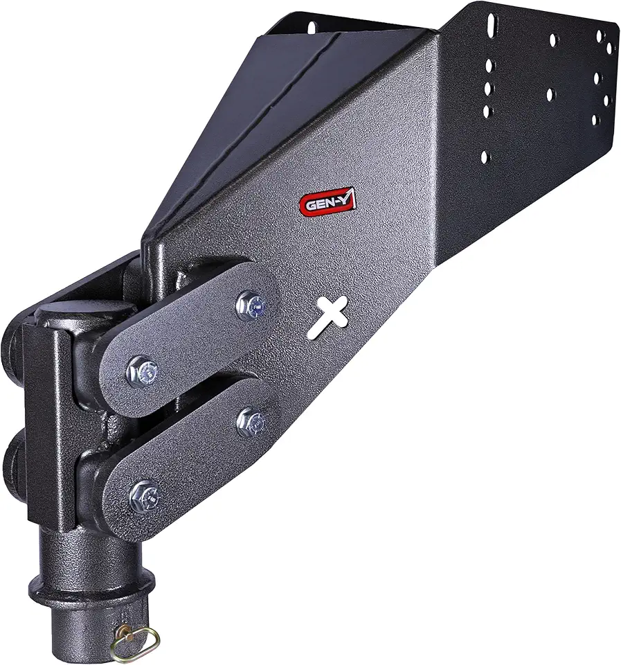 GEN-Y GH-8065 Executive Torsion-Flex Manual Latch Fifth Wheel to Gooseneck - 2 5/16