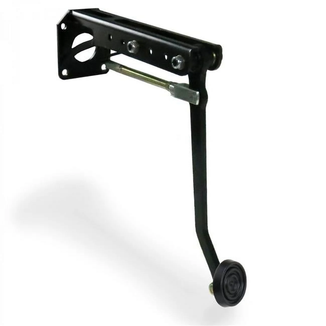 Helix Suspension Brakes & Steering  Universal Adjustable Firewall Brake Pedal Bracket Kit with 3 in. Rubber Pedal Pad