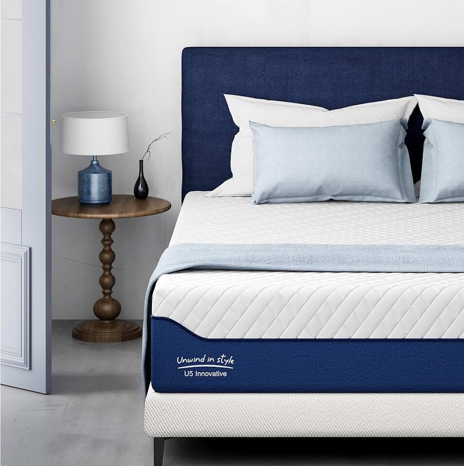 Full Mattress, 12 Inch Green Tea Gel Memory Foam Mattress Full, Cooling Gel Infused Mattress for Pressure Relief, Bed in a Box CertiPUR-US Certified & Fiberglass Free, Washable Cover