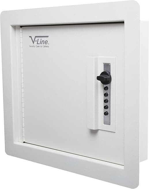 V-Line Quick Vault Locking Storage for Guns and Valuables, Ivory