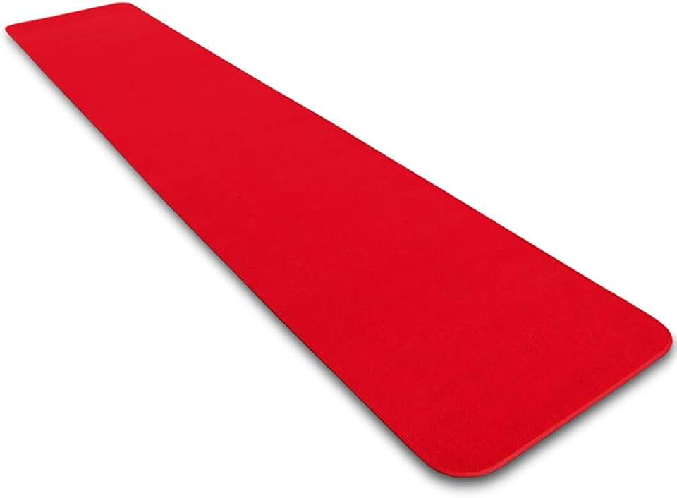 House, Home and More Red Carpet Aisle Runner - 3 Feet x 50 Feet