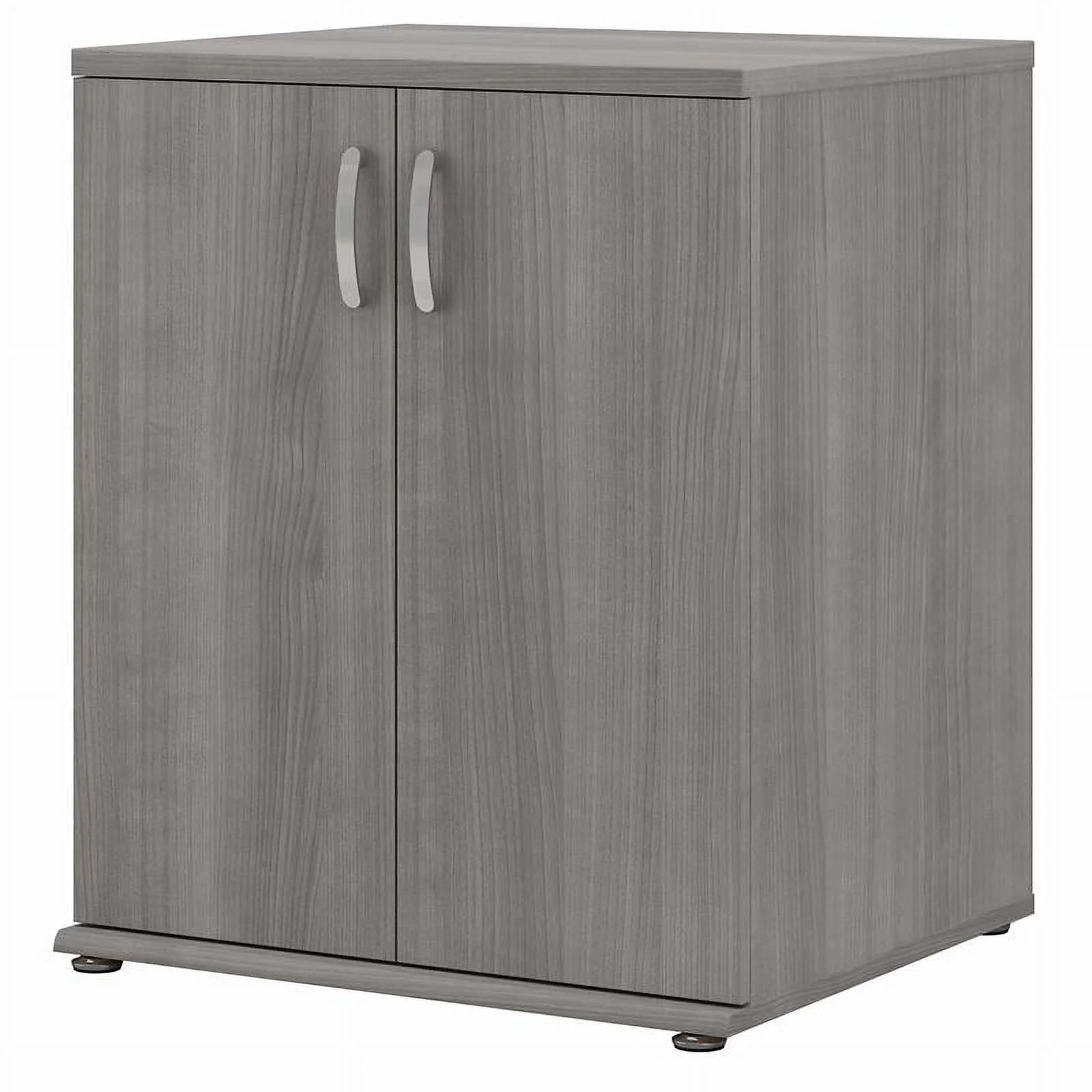 Pemberly Row Engineered Wood Garage Storage Cabinet with Doors in Platinum Gray