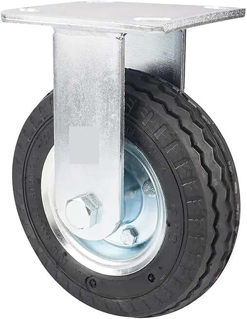 Caster Heavy 6-inch Inflatable Directional Wheel Rubber Air 1Pcs