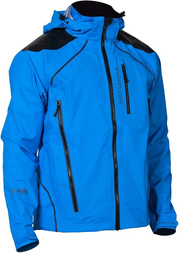 Showers Pass Men's Refuge Waterproof Breathable Windproof Hooded Packable Rain Jacket