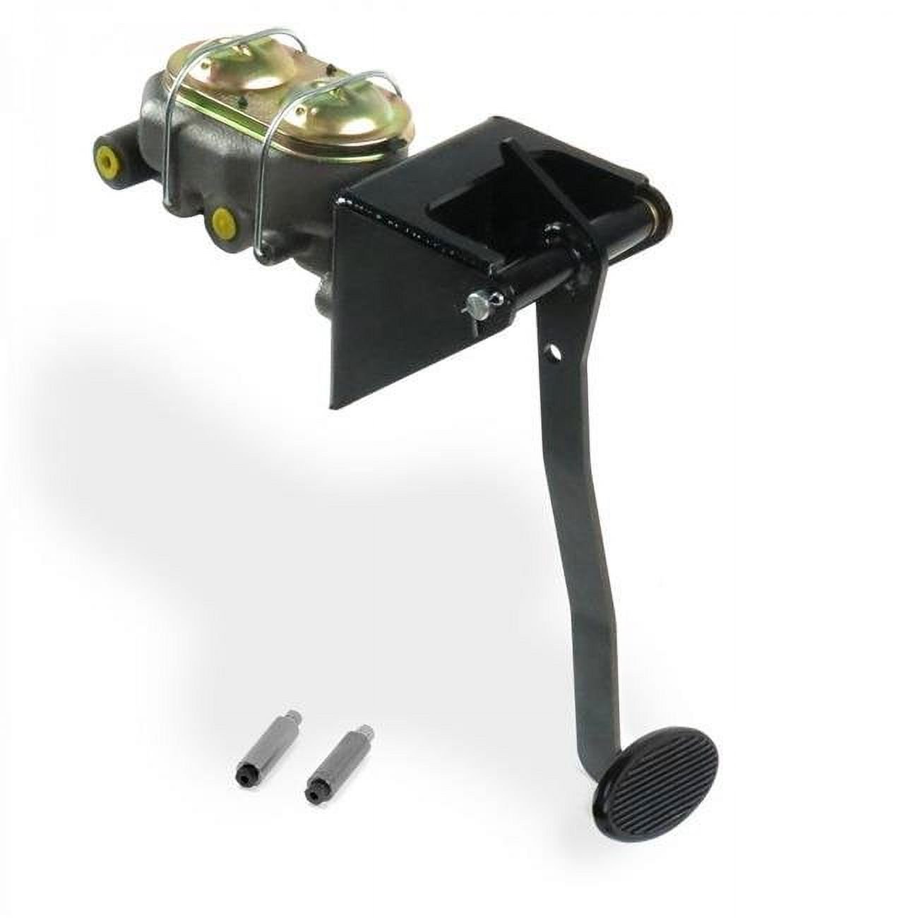 Helix Suspension Brakes & Steering  Universal Adjustable Firewall Manual Disc & Disc Brake Pedal Kit with Small Oval Black Pad