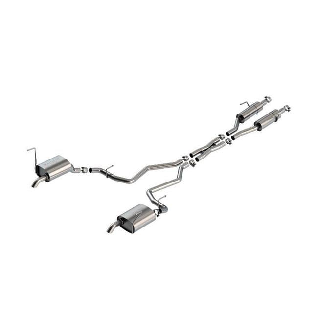 Borla 140906 S-Type Catback Exhaust with Turndown Tips for 2021-23 Jeep Grand Cherokee L