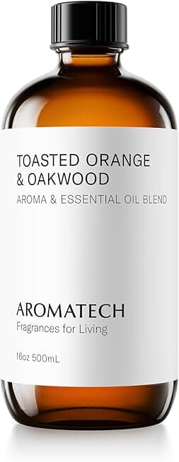 AromaTech Toasted Orange & Oakwood for Aroma Oil Scent Diffusers - 500 Milliliter