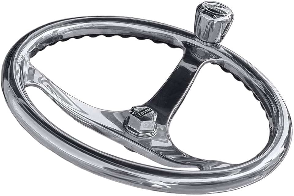 SS Comfort Grip PowerWheel Steering Wheel w/PowerKnob 13