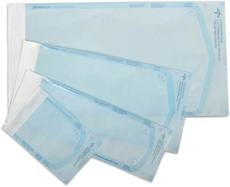 Medline MPP100558GS Self Seal Surgical Instrument Sterilization Pouch, 12
