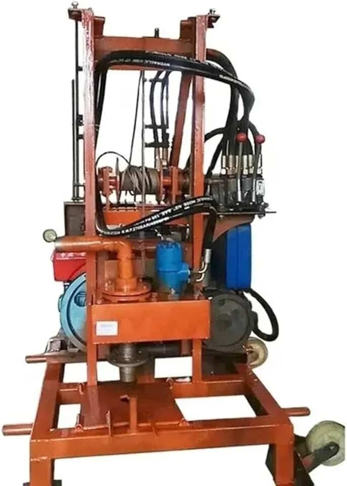 180 Drilling Depth 80M Small Portable Water Well Drilling Rig Machines Water Well Drilling Rig Machine Truck Mounted