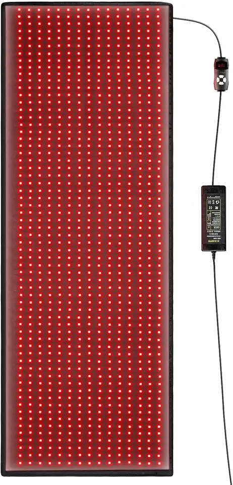LOVTRAVEL New 945pcs LED 660nm Red Light Therapy Mat 850nm Near Infrared Light Therapy Devices Lamp Large Pads for Whole Full Body Pain Relief