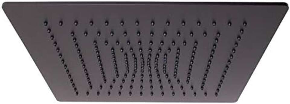 Speakman Matte Black S-2764-MB-E175 Lura 15in. Rain Shower 1.75 GPM