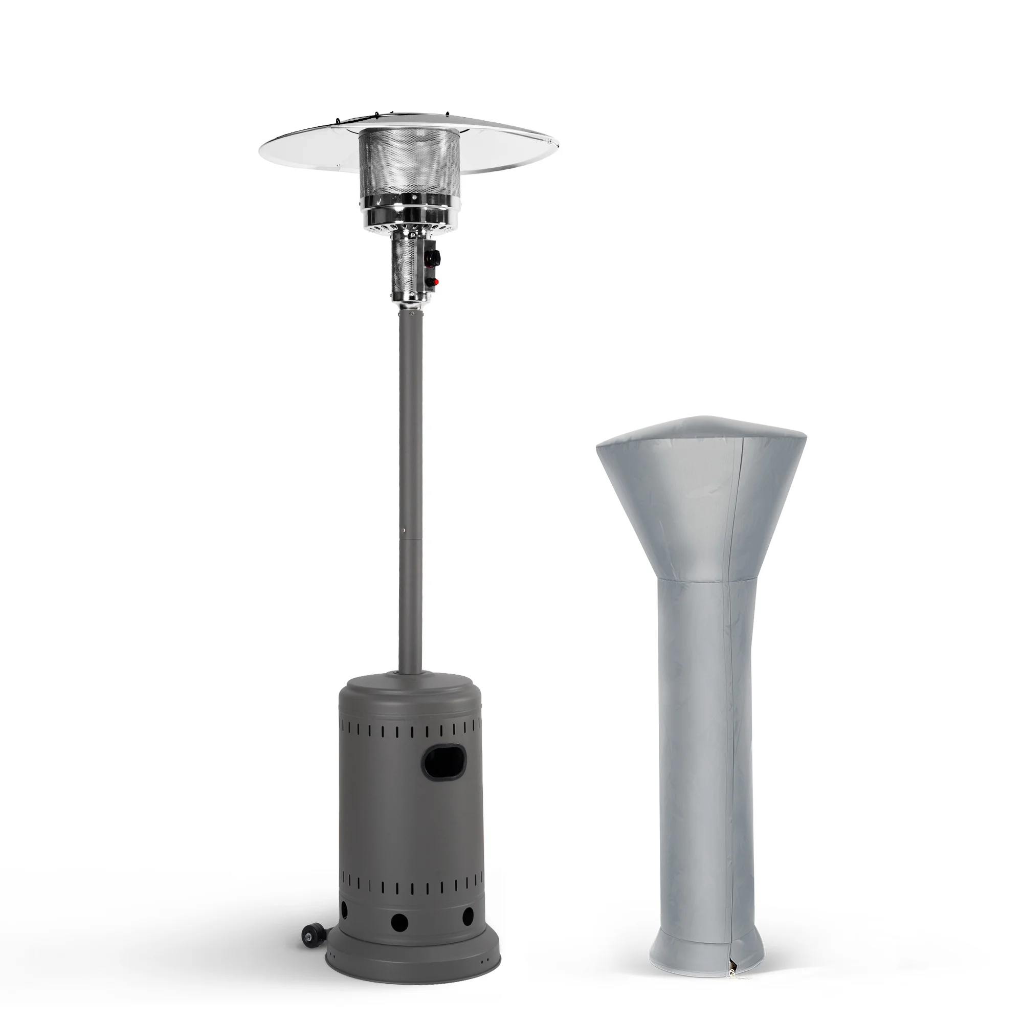Pamapic Freestanding Gray Propane Patio Heater