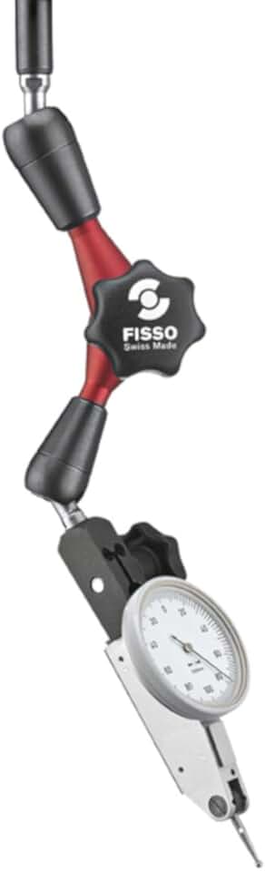 Fisso Strato XS-13 F + C 8mm Articulated Adjustable Indicator Gage Holder Arm with Clamping Pivot