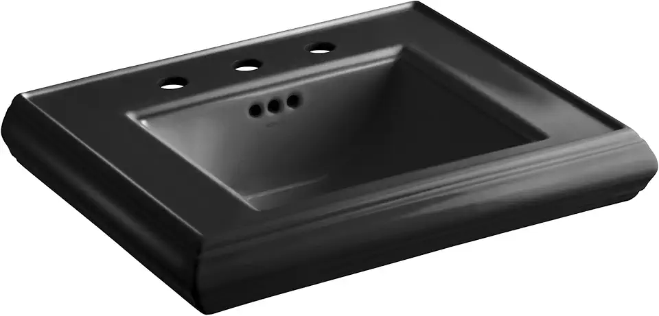 KOHLER K-2239-8-7 Memoirs Pedestal Bathroom Sink Basin with 8