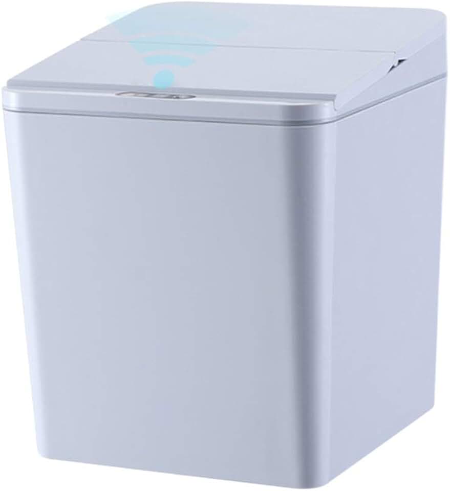 Automatic Touchless Intelligent Induction Motion Sensor Kitchen Trash Can Wide Opening Sensor Car Waste Garbage Bin(E,4L)