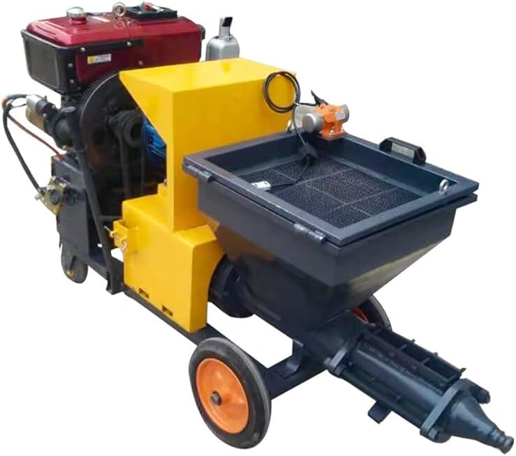 Concrete Mortar Sprayer Spraying Plastering Machine Shotcrete Machine For Sale Small Wall Cement Plaster