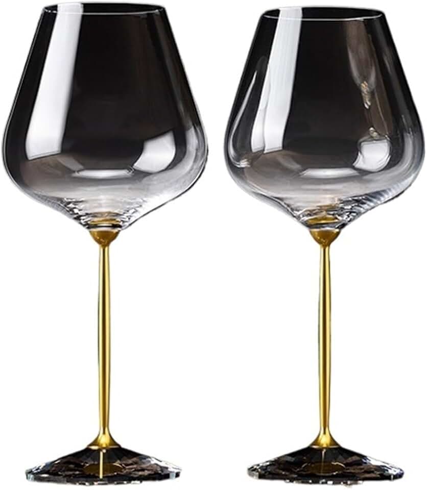 Wine Glass Wine Glass Red Tie Long Foot Glass Decanter With Cup Holder Wine Set