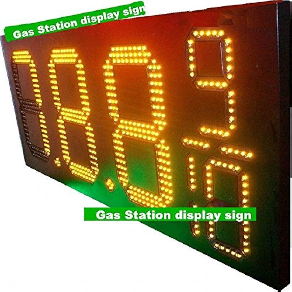 Shell Gas Station display sign 12'' 8889/10 USA LED Gas Price Sign LED Oil Pricer