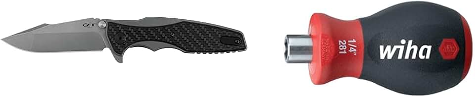 Hinderer CF Pocketknife; 3.5-Inch Blade of 20CV Stainless Steel; Titanium Handle with Glow-in-The-Dark Carbon Fiber Overlay, Frame Lock, Made in The USA (0393GLCF)