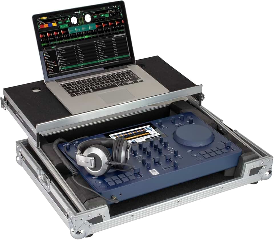 Odyssey AlphaTheta OMNIS-DUO Flight Case with Glide Style Laptop Platform
