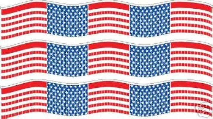 Americana Streamers Pennant Flag Sign (Pack of 25)