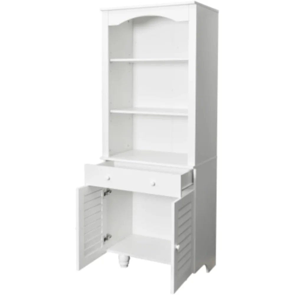 Independent Rural Kitchen Buffet, Food Storage Cabinet, Adjustable Shelves, Suitable for Storage Areas in Bedrooms, Kitchens, Living Rooms, and Restaurants