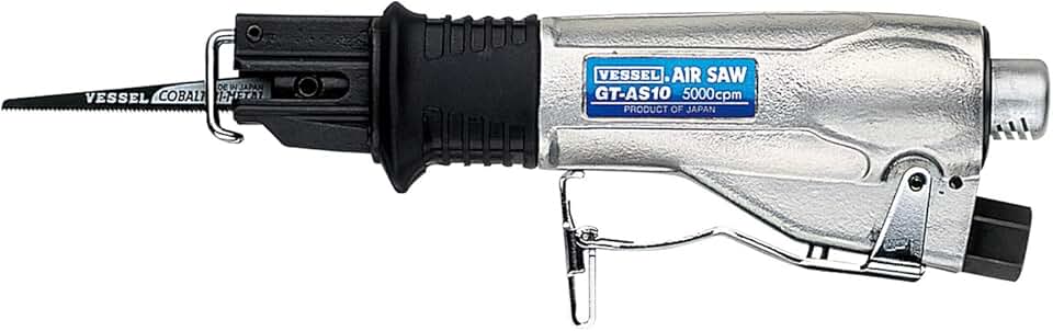 VESSEL GT-AS10 Air Saw, Cutting Iron Plate, 0.2 inches (4 mm)