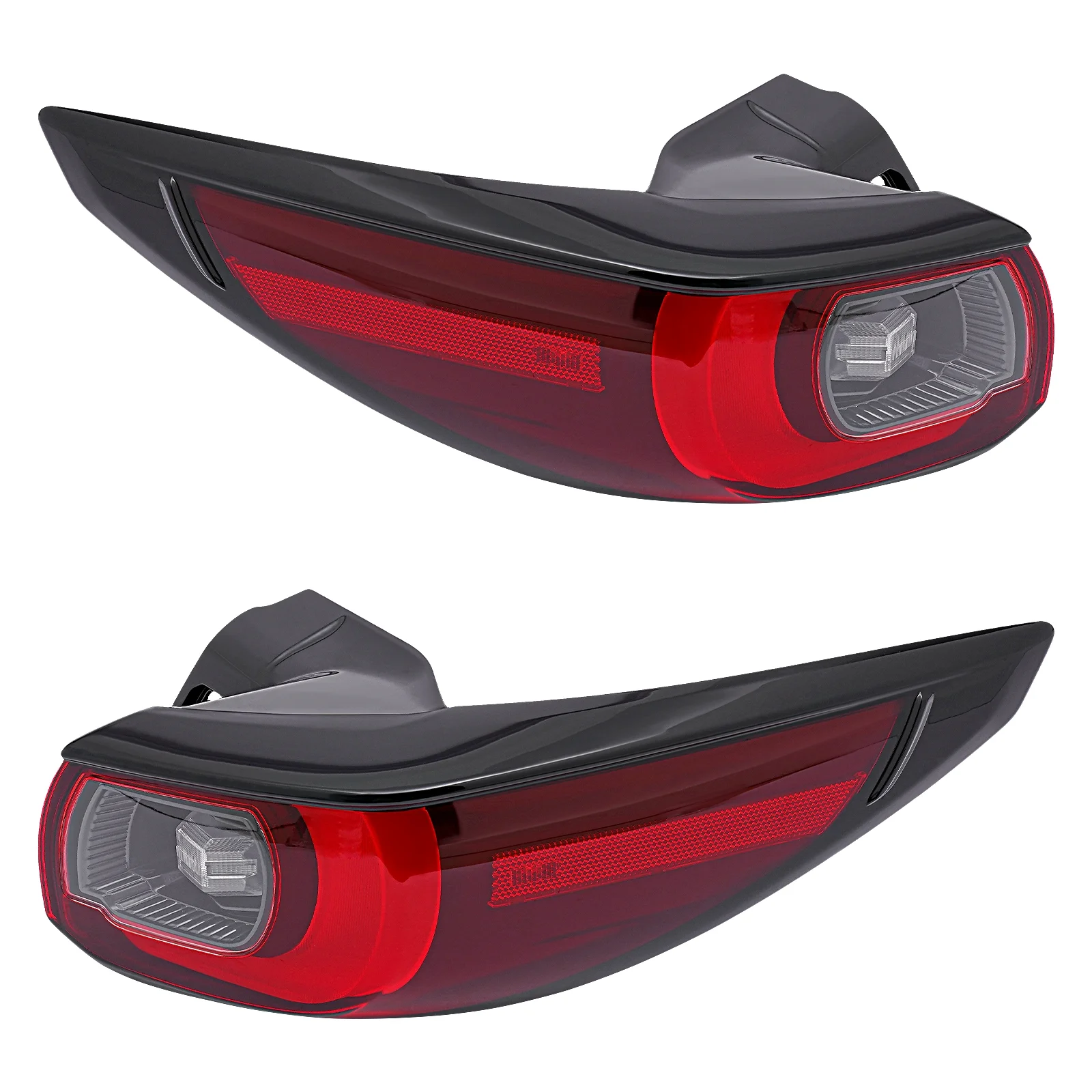 Pair LED Outer Tail Lights for Mazda CX5 CX-5 2022-2023 Rear Lamps w/Turn Signal