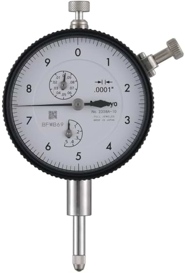Mitutoyo 2358A-10 Dial Indicator DG .0001 Grad, 0-.5