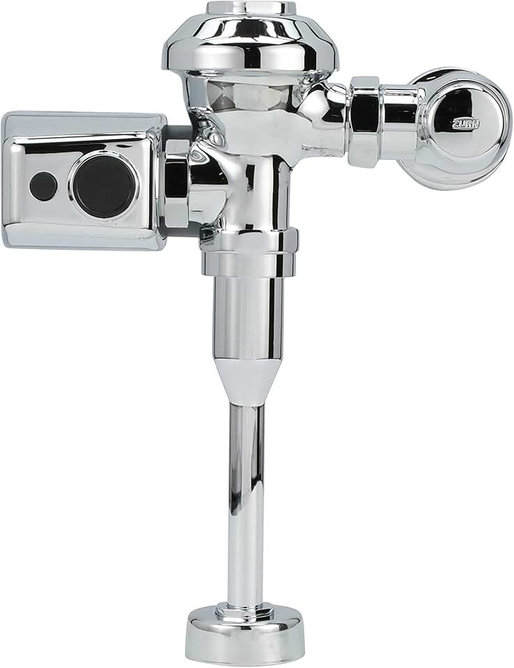 Zurn ZER6003AV-WS1-CPM AquaVantage AV ZER Exposed Sensor Diaphragm Flush Valve with 1.0 GPF and Metal Cover in Chrome