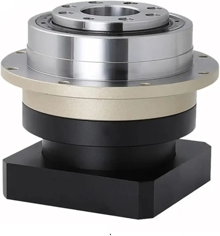 Flange Output Planetary Gearbox Helical Gear Reducer 60mm 400W Servo Nema23 Stepper Motor Gear Precision Reducer 1Pcs(Ratio 100 to 1,8mm Input)