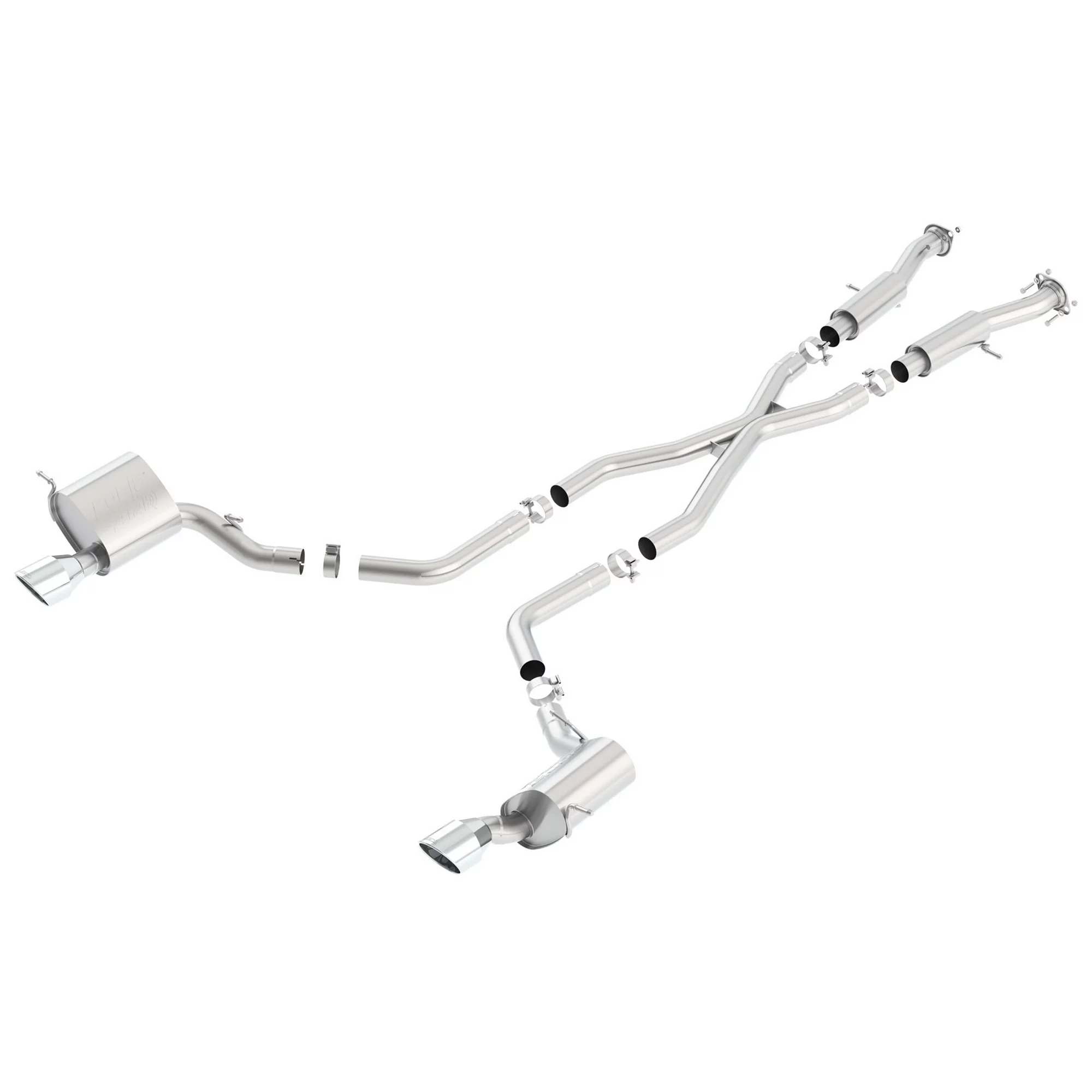 BORLA EXHAUST 140633 15-15 GRAND CHEROKEE SRT-8 6.4L V8 AT AWD 4DR D RD RL AC SR ATAK 2.75IN TIP 5IN RD X 7.25IN Fits select: 2015-2018 JEEP GRAND CHEROKEE SRT-8, 2020 JEEP GRAND CHEROKEE