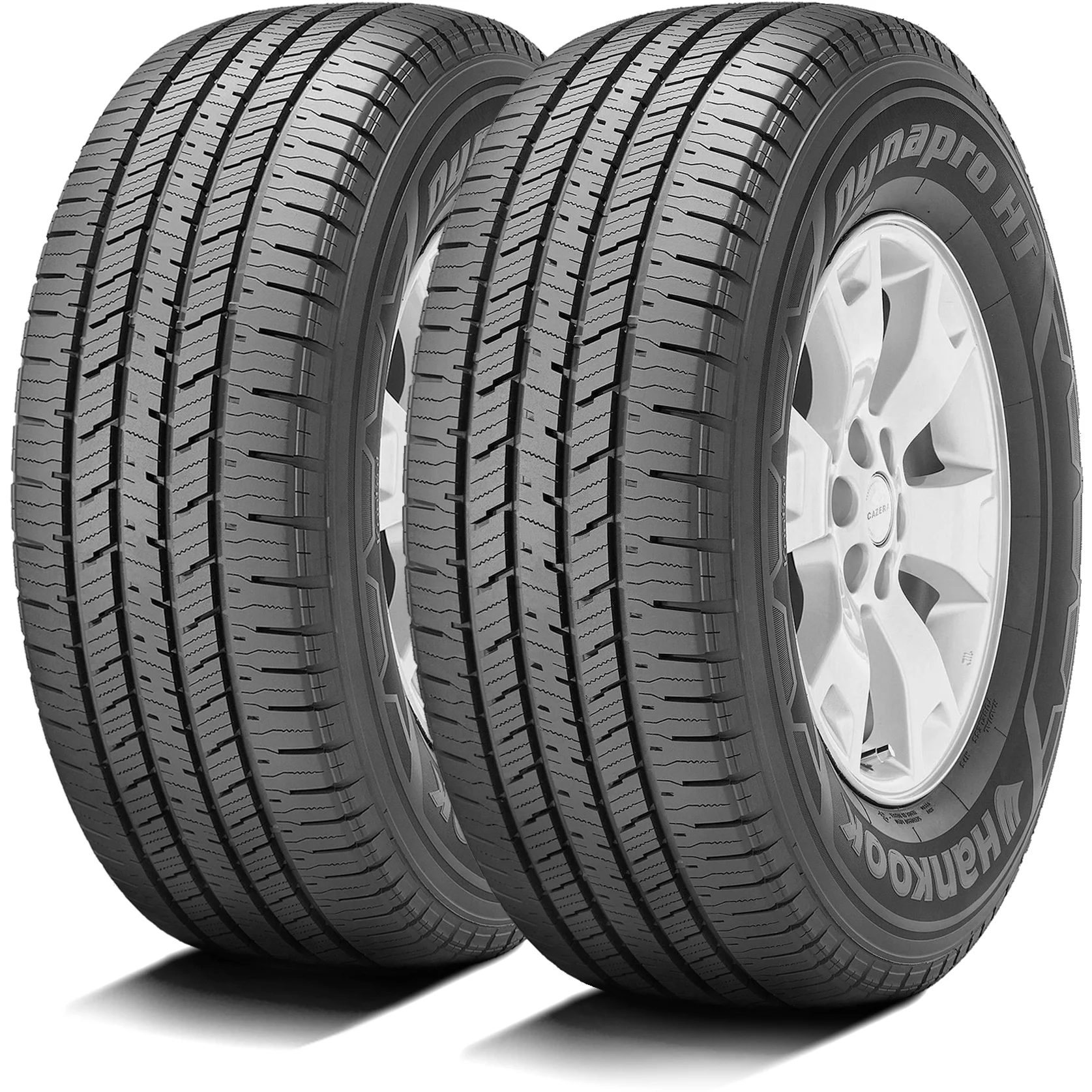 Pair of 2 (TWO) Hankook Dynapro HT 245/65R17 105T A/S All Season Tires Fits: 2004 Jeep Grand Cherokee Overland, 2019 Jeep Cherokee Trailhawk Elite
