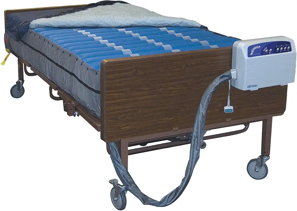 Drive Medical Med Aire Plus Bariatric Low Air Loss Mattress Replacement System, 80