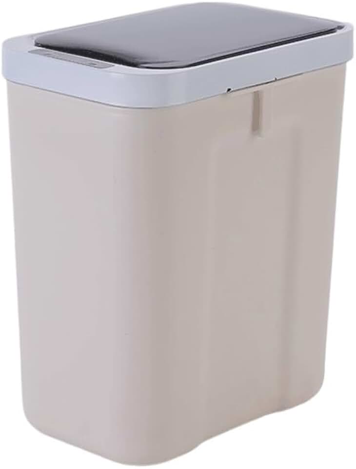 Trash Can Sensor Automatic Household Trash Bin Bathroom Storage Narrow Trash Bin Kitchen Garbage(D)