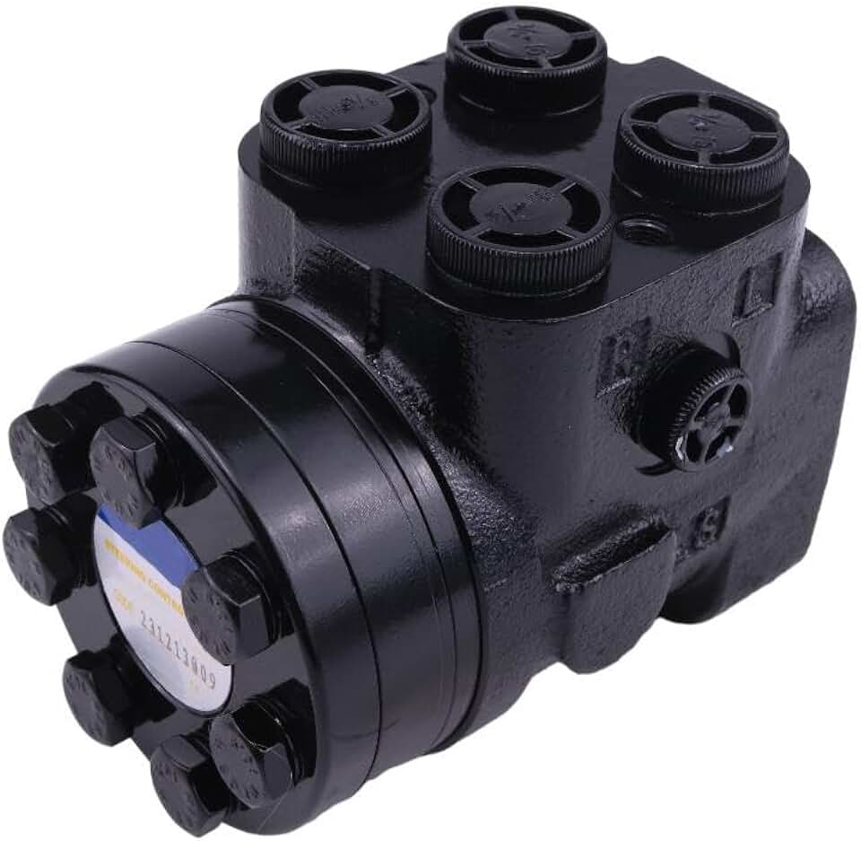 AIVWUMOT Hydraulic Orbital Steering Control Valve Open Center Non Load Reactive 7.63CI-125ML Compatible with Rock Crawler Tracor Trucks Industrial